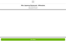 Tablet Screenshot of kikumilwaukee.com